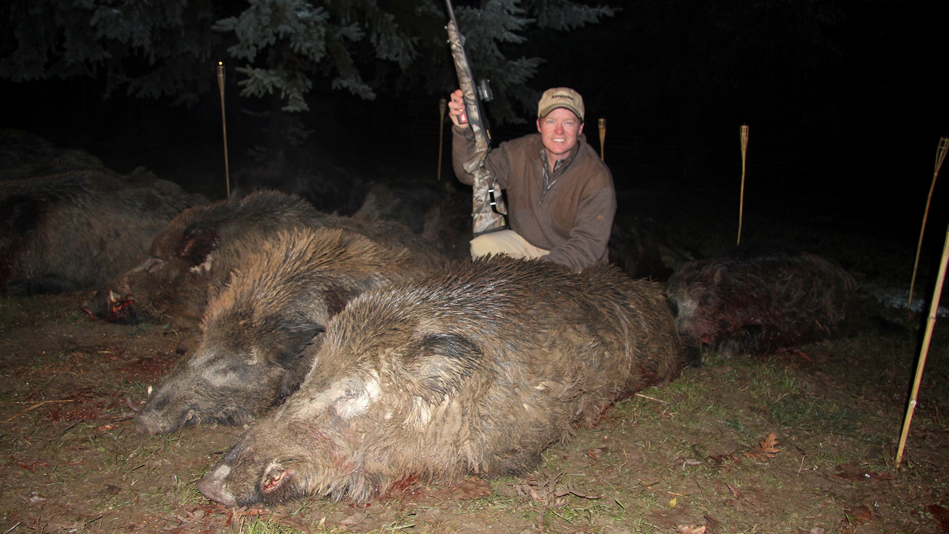 Author behind huge hog