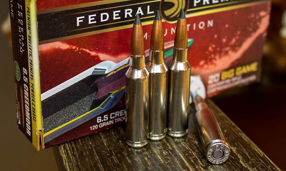 Federal Premium 6.5 Creedmoor Fusion ammunition.