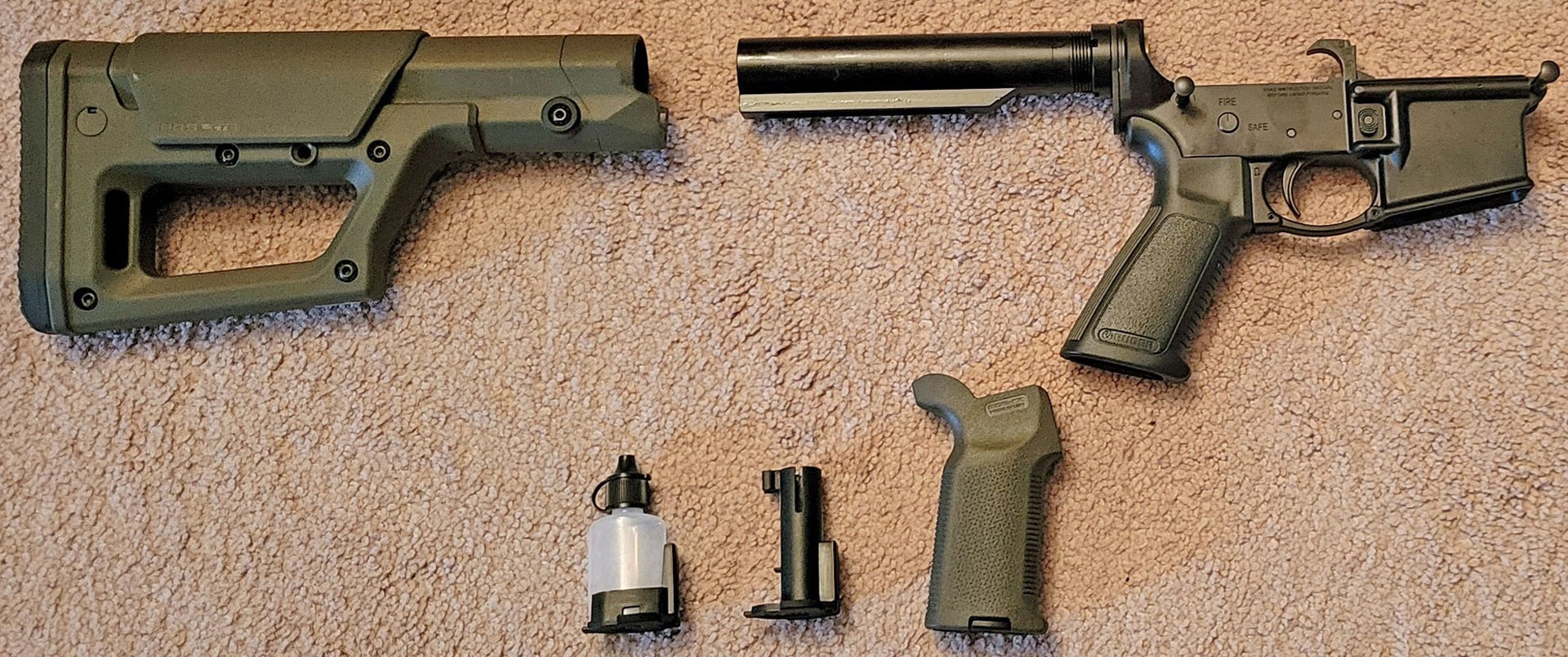 PRS Lite Stock and MOE K2 Grip