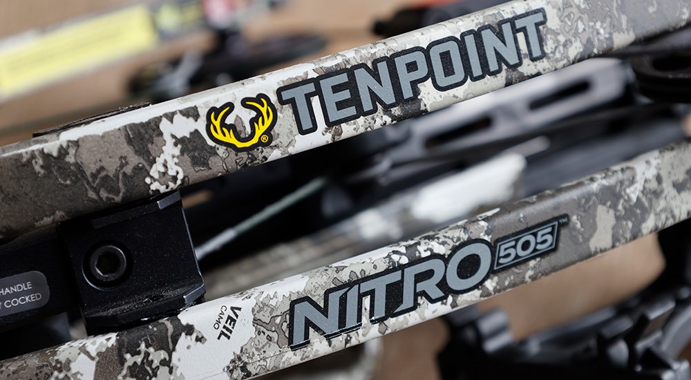 TenPoint Nitro 5050 crossbow label.