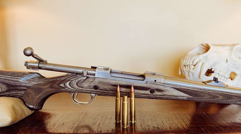 35 Whelen M77 With Ammunition