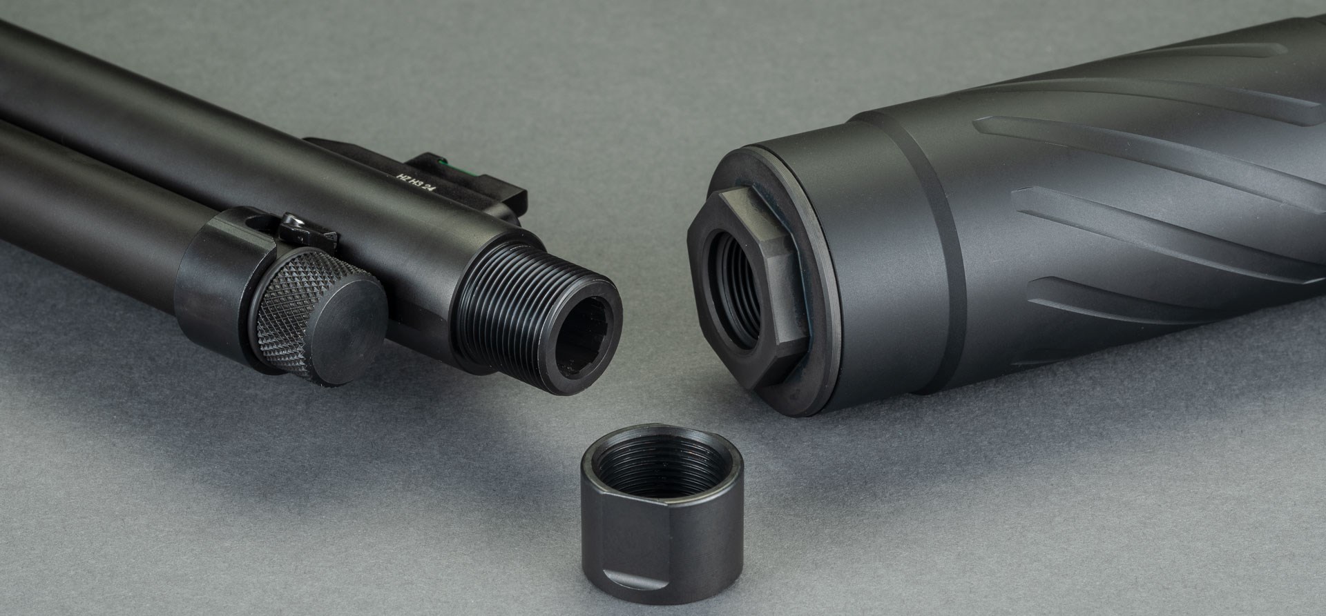 1854 Stealth Hunter and suppressor