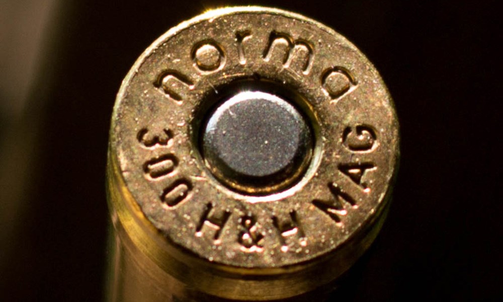 Norma .300 Holland and Holland Magnum cartridge head stamp.