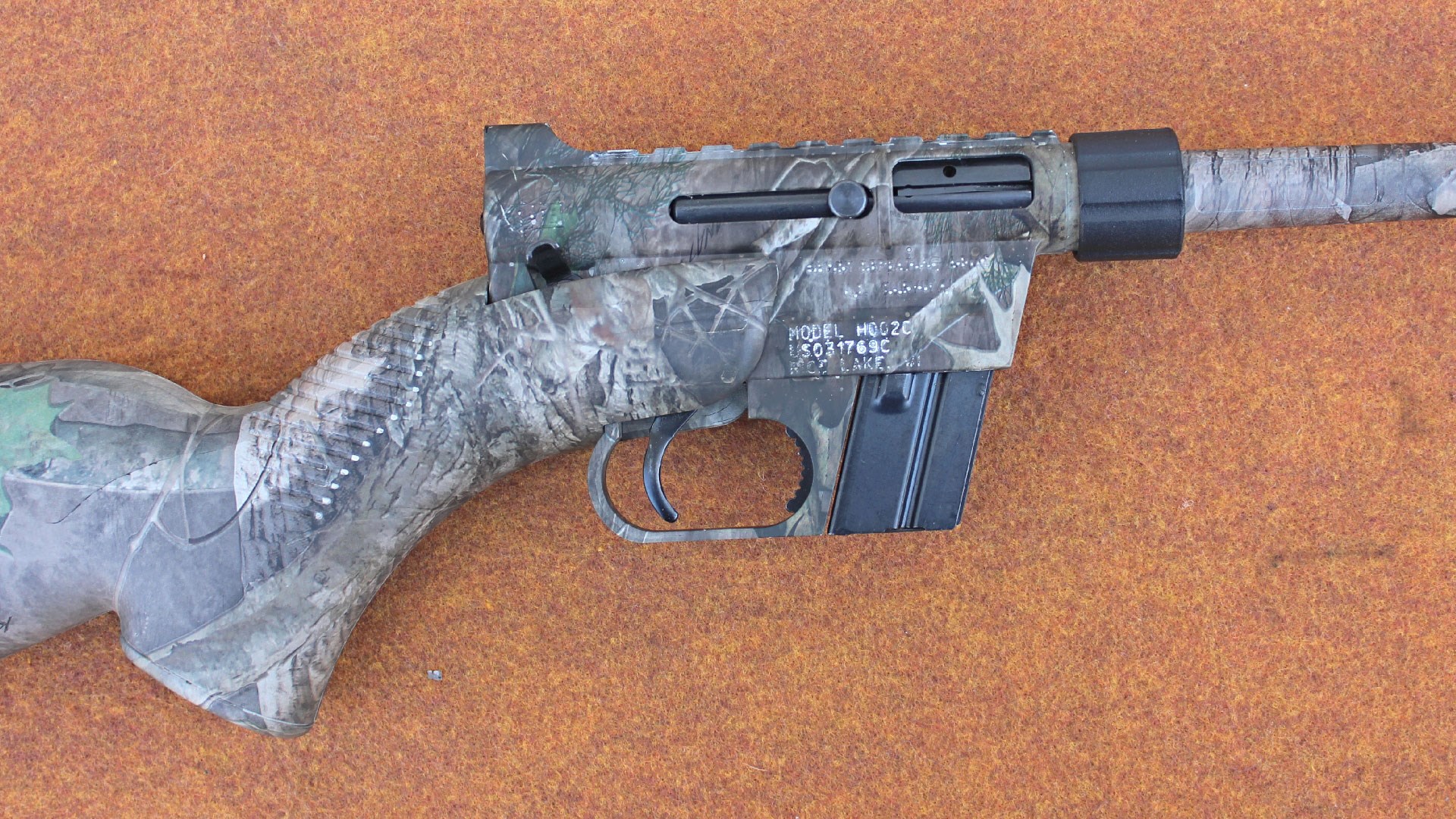 Survival rifle right side