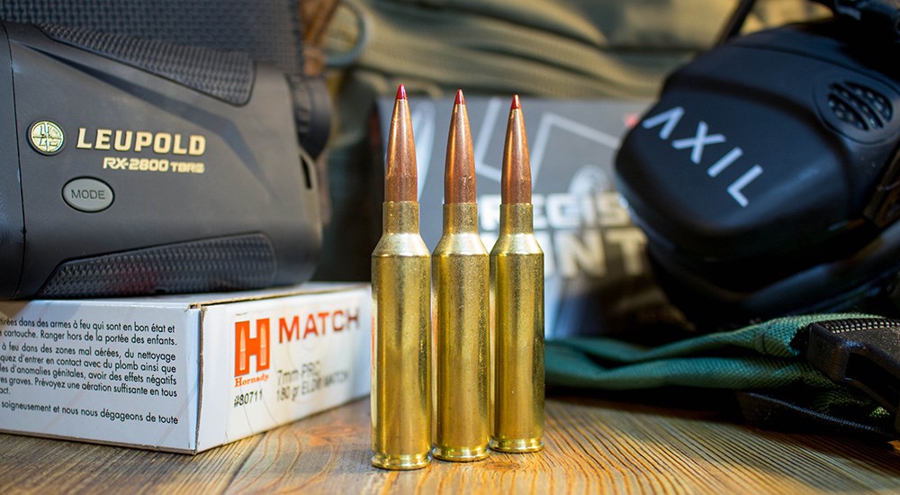 Hornady Match 7mm PRC ammunition.