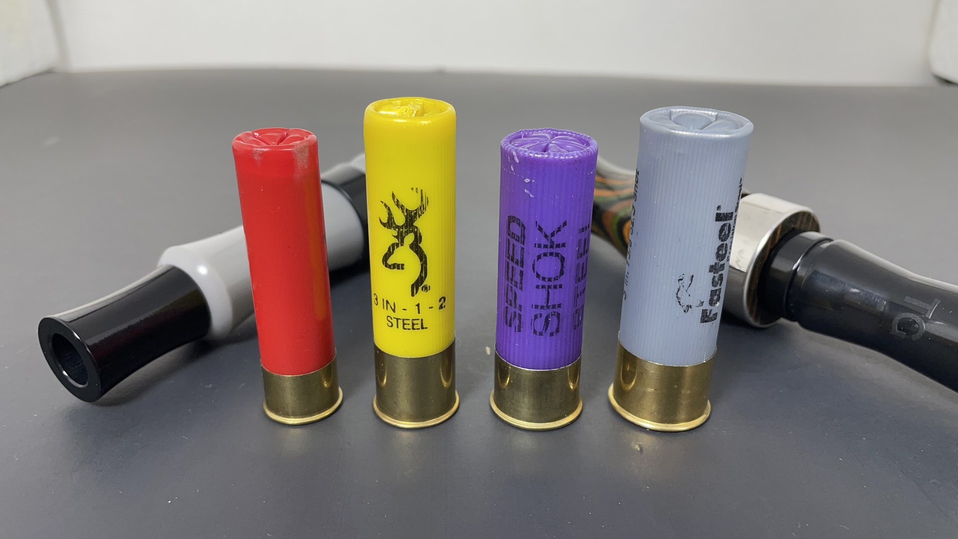 Shotshells and duck calls