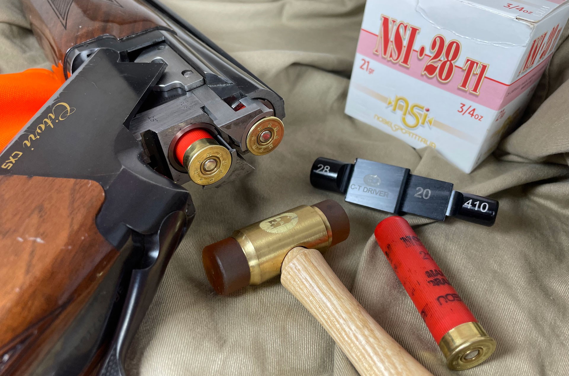 Tools and shotgun