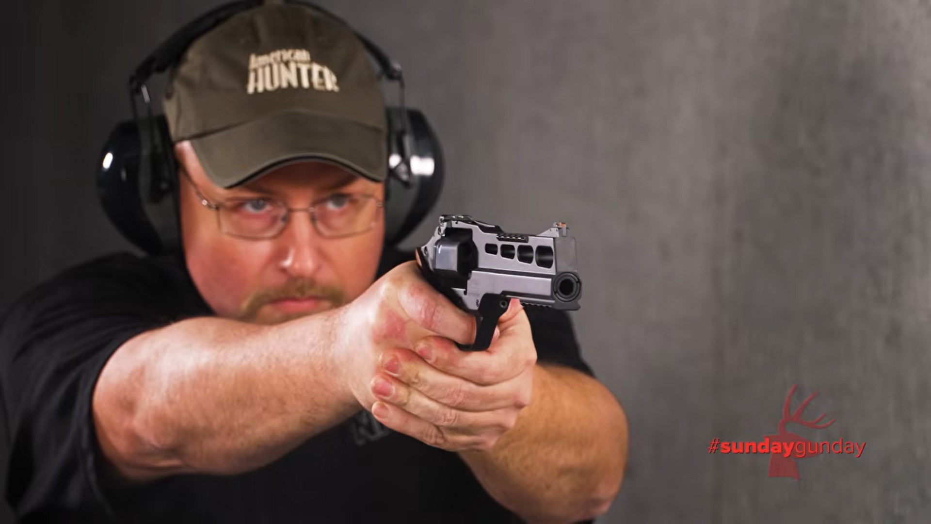 Chris shooting Rhino