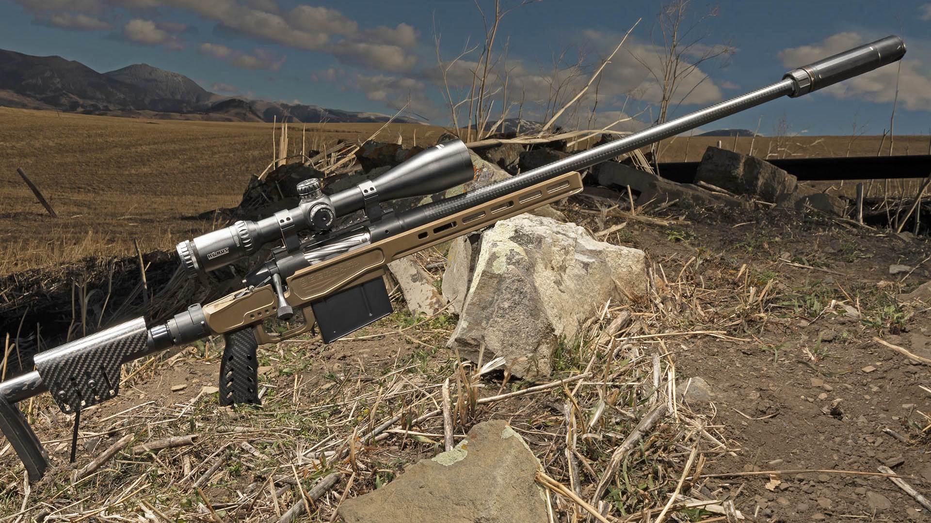 Rifle with Suppressor