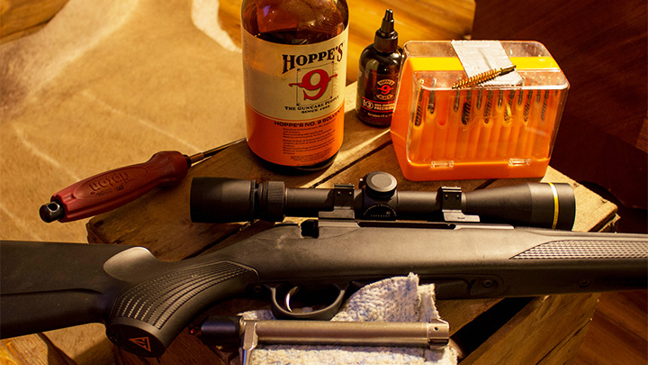 Cleaning a Rifle with Hoppe's No. 9