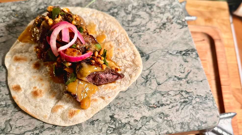 Duck Taco Lede