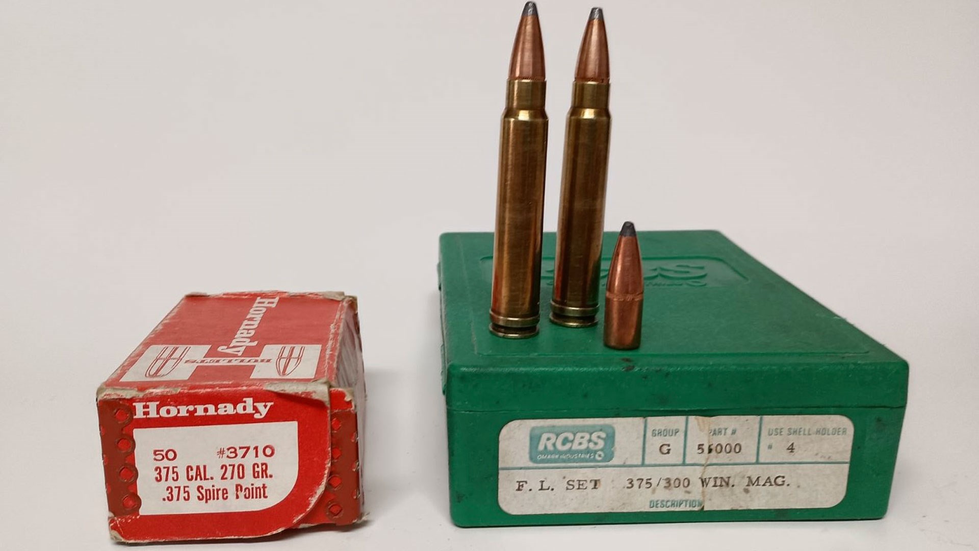 Hornady boxes and dies