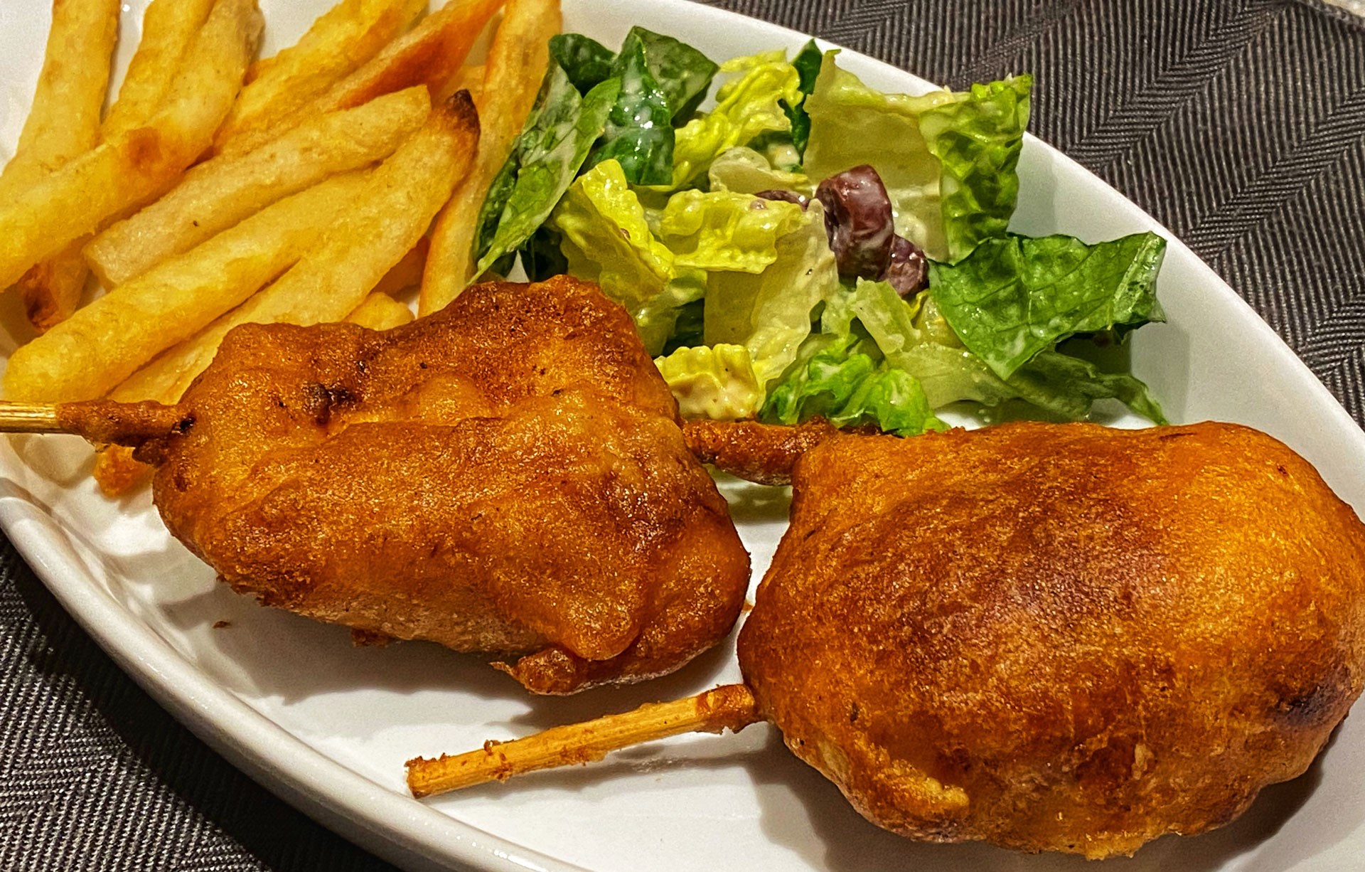 Plated fish