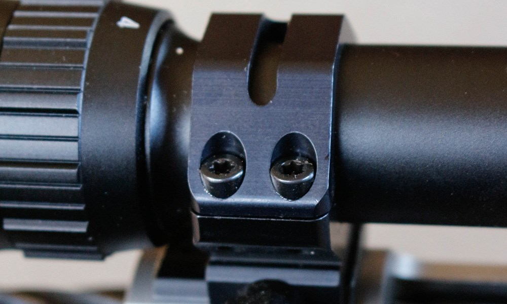 Weaver skeleton rifle scope rings.