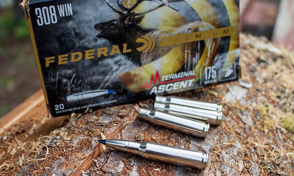 Federal Terminal Ascent 308 Winchester ammunition.