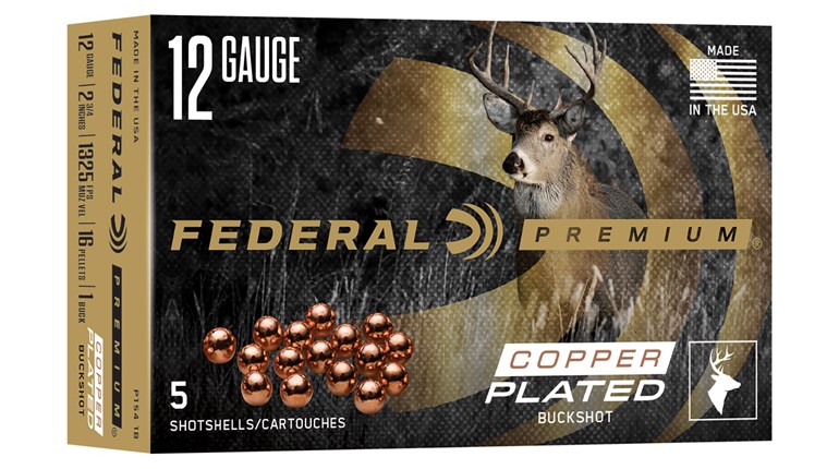 Federal Premium No 1 Copper Plated Buckshot Lead