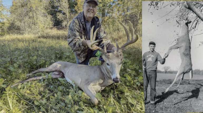 LEDE Hunter With Deer, Past And Present