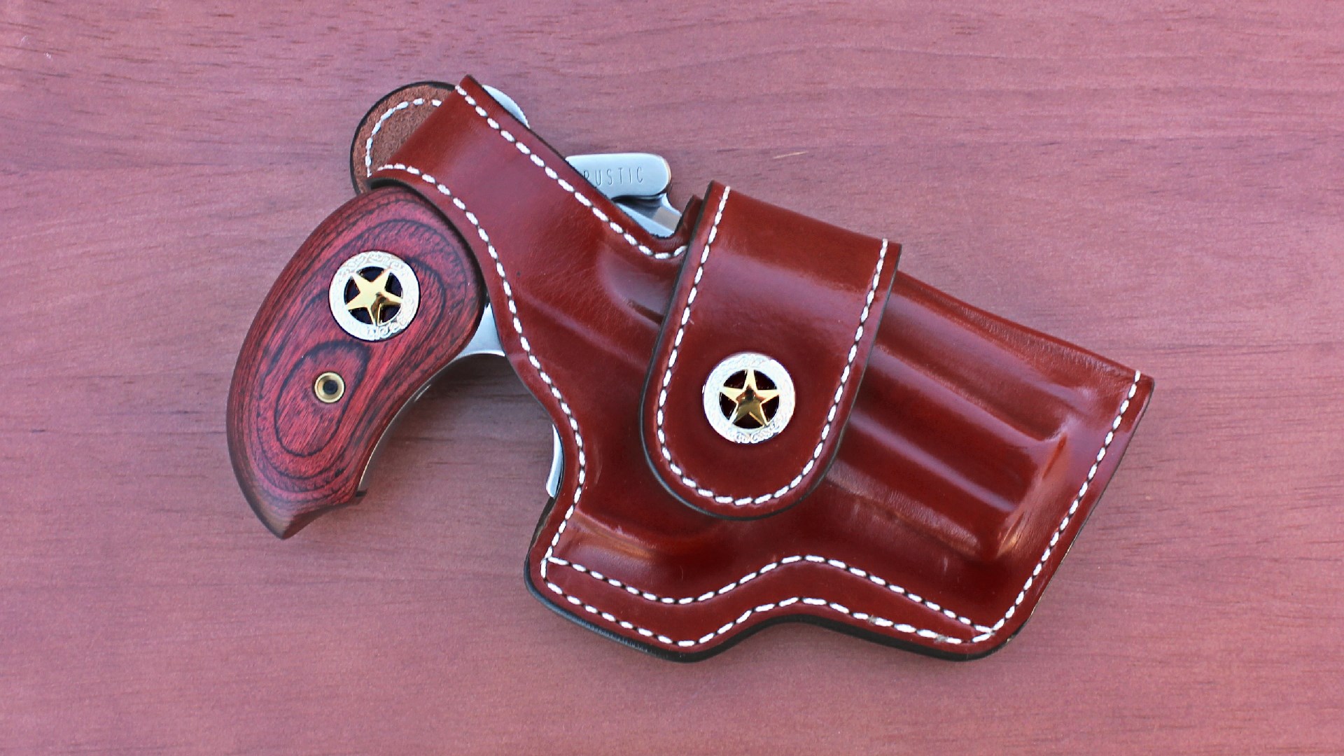 Bond Arms Rustic Ranger in holster