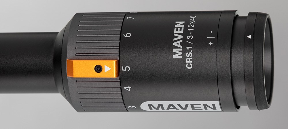 Maven CRS.1 3-12x40 Eyepiece and Powering