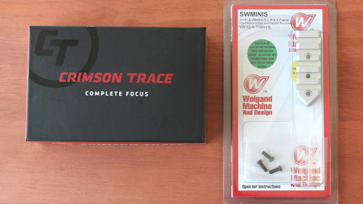 Crimson Trace red dot for 648 in box