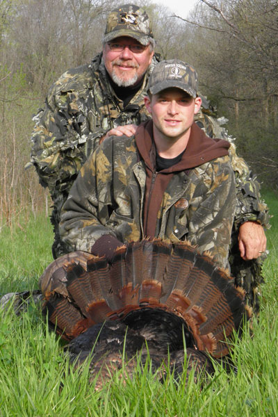 Spencer and Mike with Turkey
