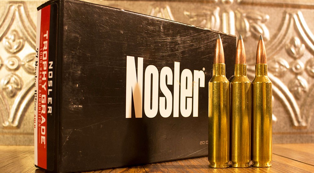 Nosler Trophy Grade 165-grain 27 Nosler Ammunition