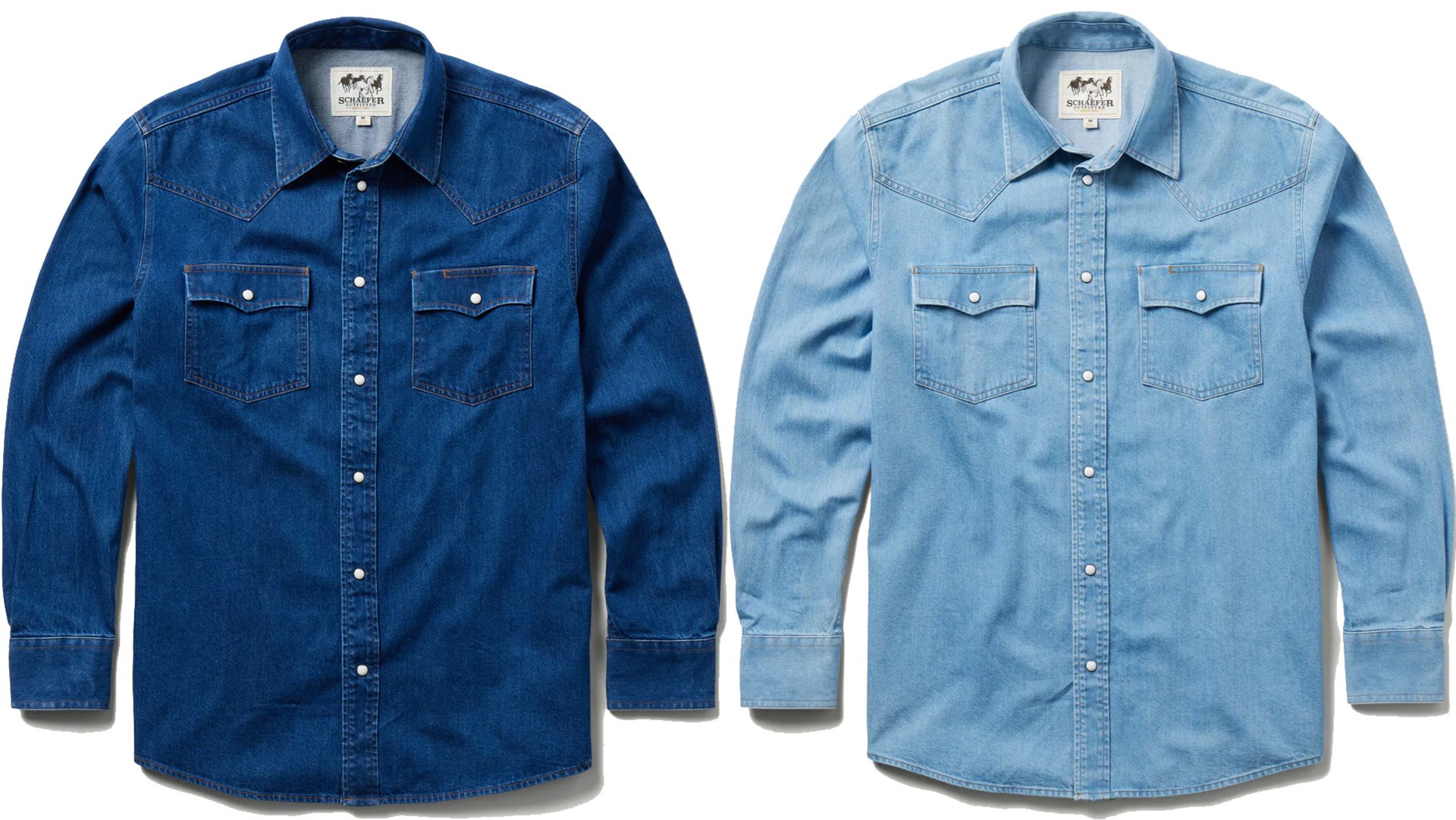 Shaefer Outfitters Western Denim Snap Shirt