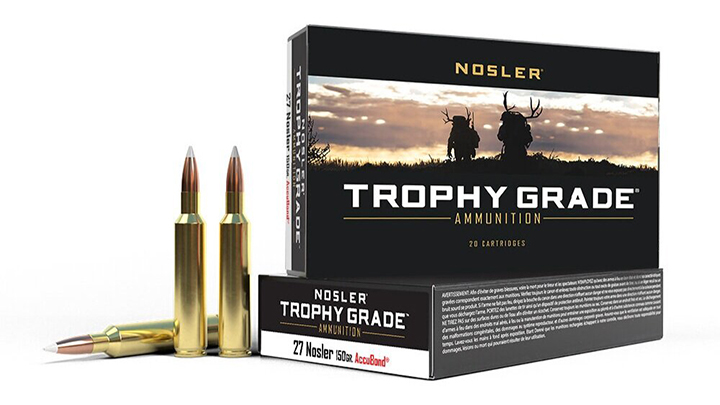 .27 Nosler Trophy Grade AccuBond Ammunition