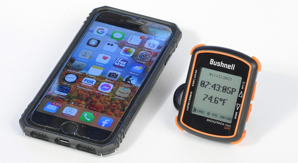 Bushnell BackTrack Mini GPS system.