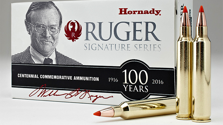 .204 Ruger Ammunition with Ruger Centennial Commemorative Ammunition Packaging