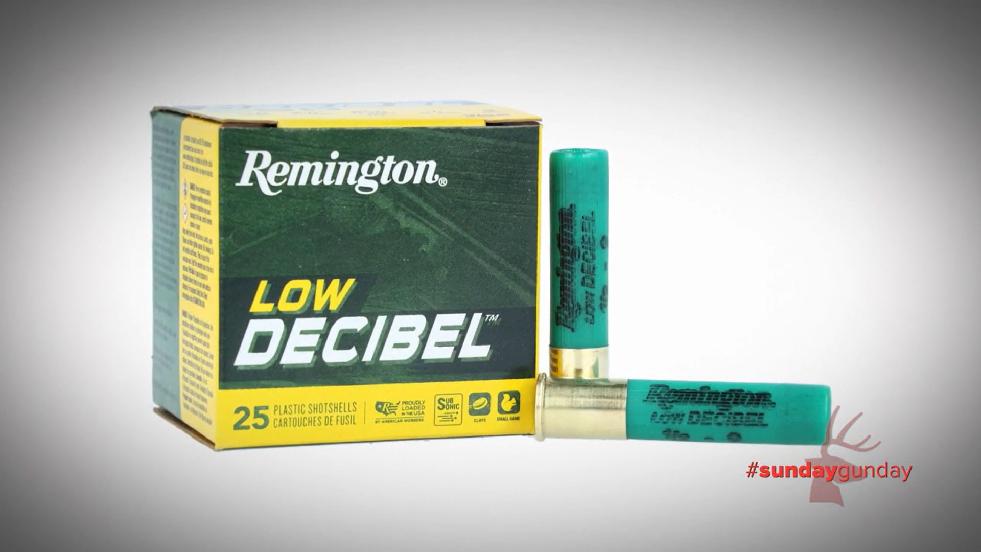 Remington Low Decibel On White