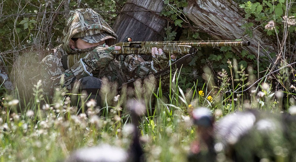 Turkey Hunting Shouldering Shotgun