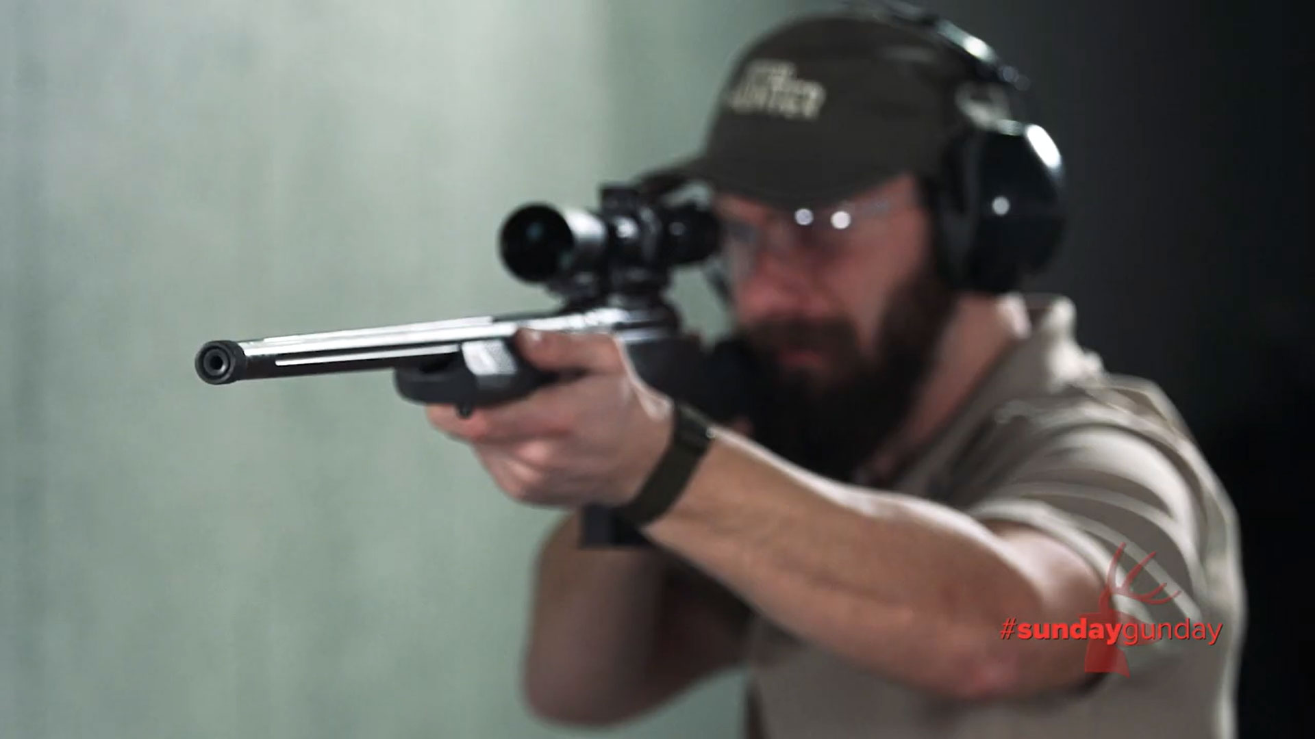 Herman Shooting Savage 110 Tactical