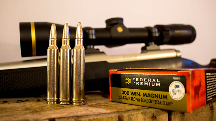Federal Premium .300 Winchester Magnum 200-grain Trophy Bonded Bear Claw Ammunition