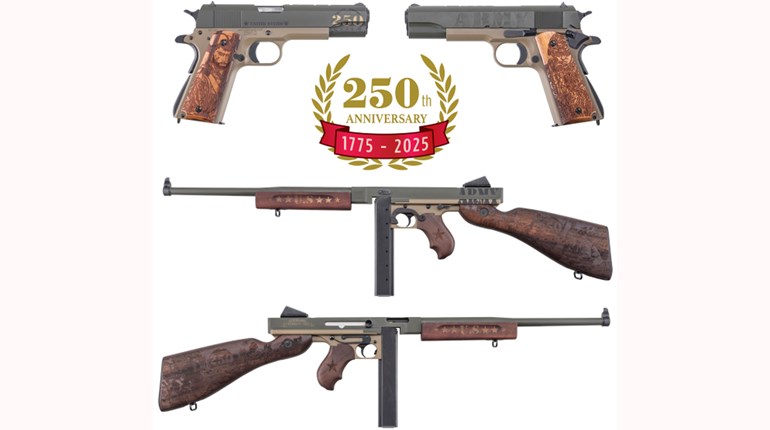 Auto-Ordnance Commemorative Rifle and Pistol Duo Honors the Army's 250th Anniversary | An Official Journal Of The NRA