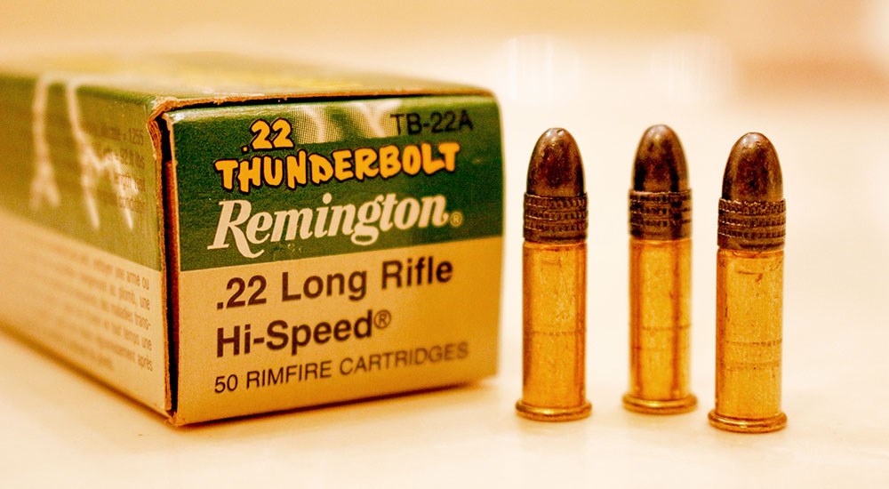 Remington Thunderbolt .22 Long Rifle Hi-Speed Ammunition