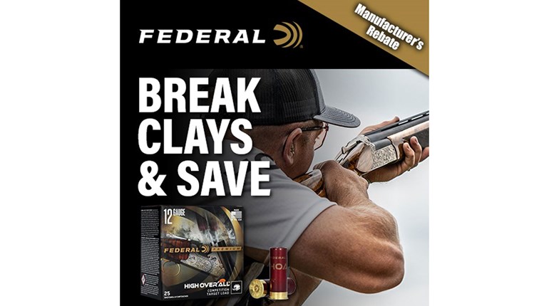 Federal’s Break Clays & Save Shotshell Rebate Program is Underway | An Official Journal Of The NRA