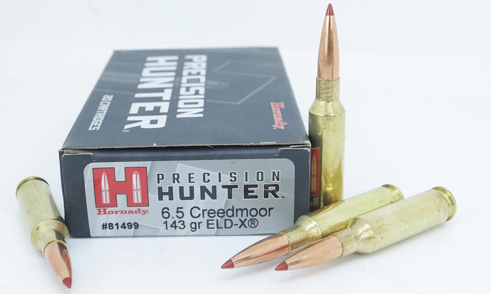 Hornady ELD-X 6.5 Creedmoor ammunition.