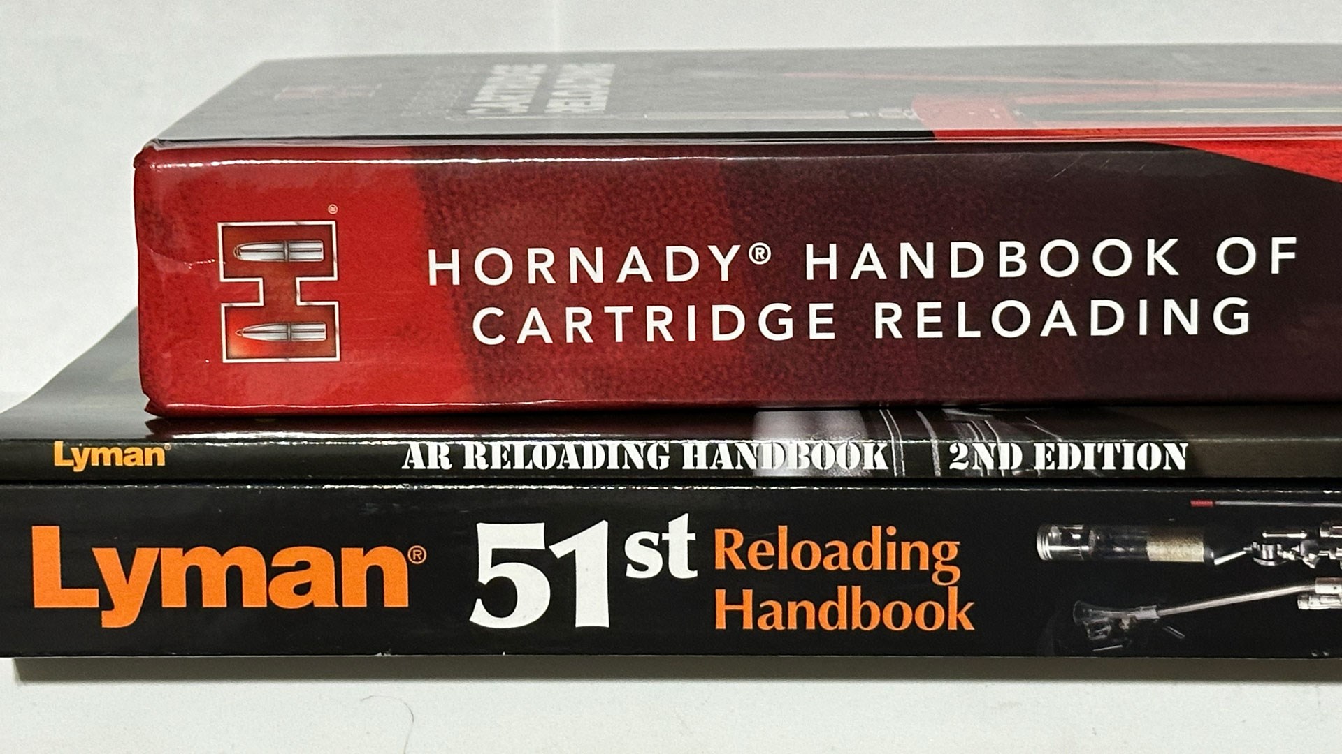 Hornady and Lyman reloading manuals