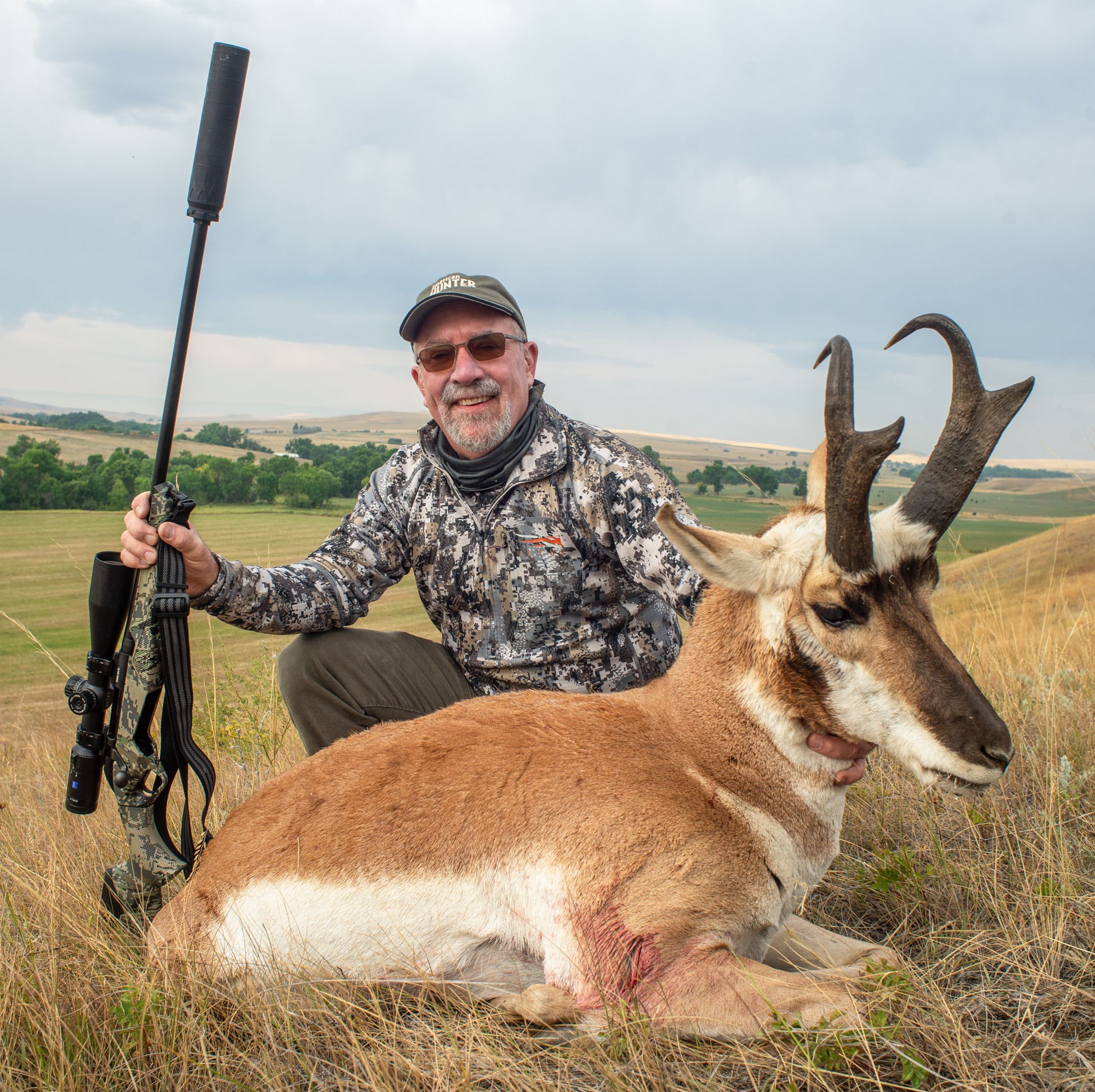 Scott with pronghorn