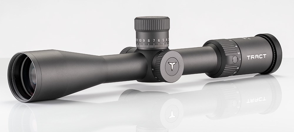 Tract Toric UHD 30mm FFP hunting rifle scope.