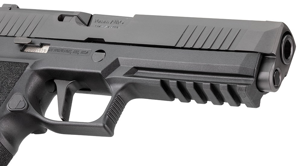 SIG SAUER P320-XTEN semi-automatic handgun barrel profile.
