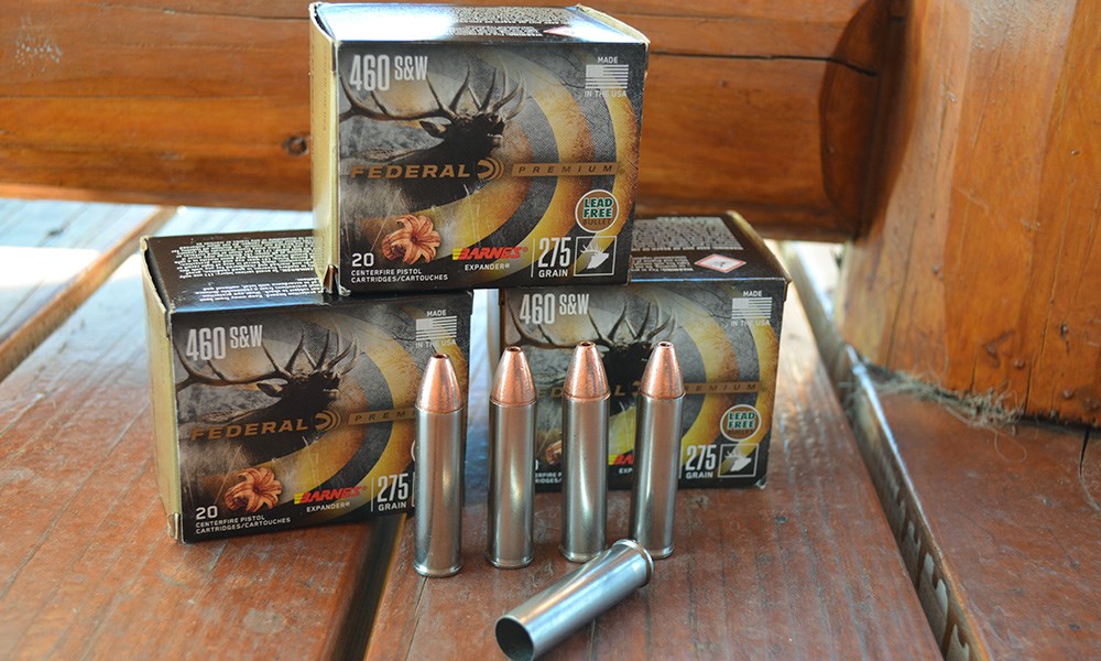 Federal Premium .460 Smith and Wesson ammunition.