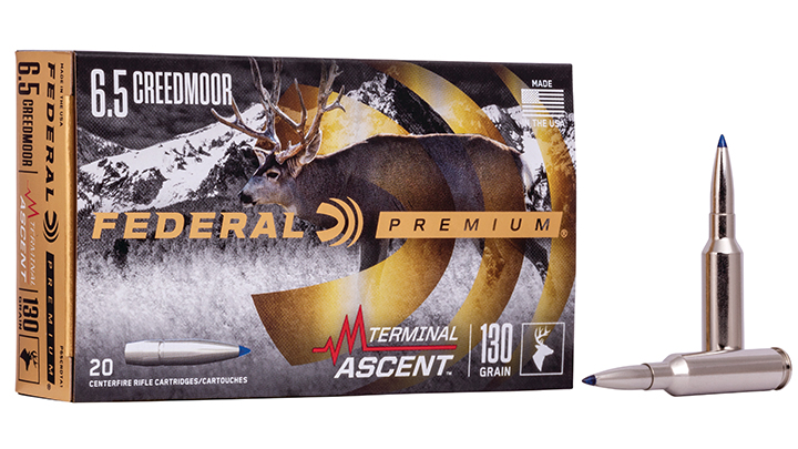 Federal Terminal Ascent 130-grain 6.5 Creedmoor Ammo