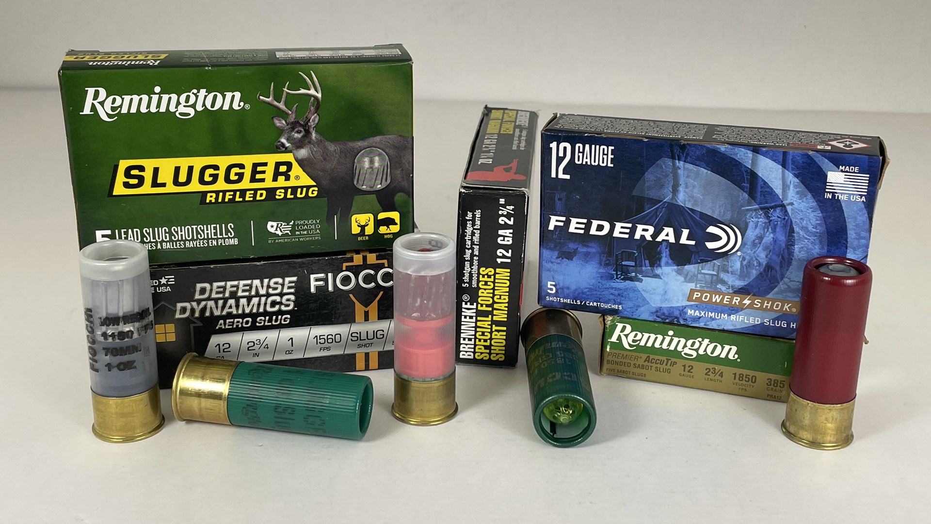 Remington and Federal slugs