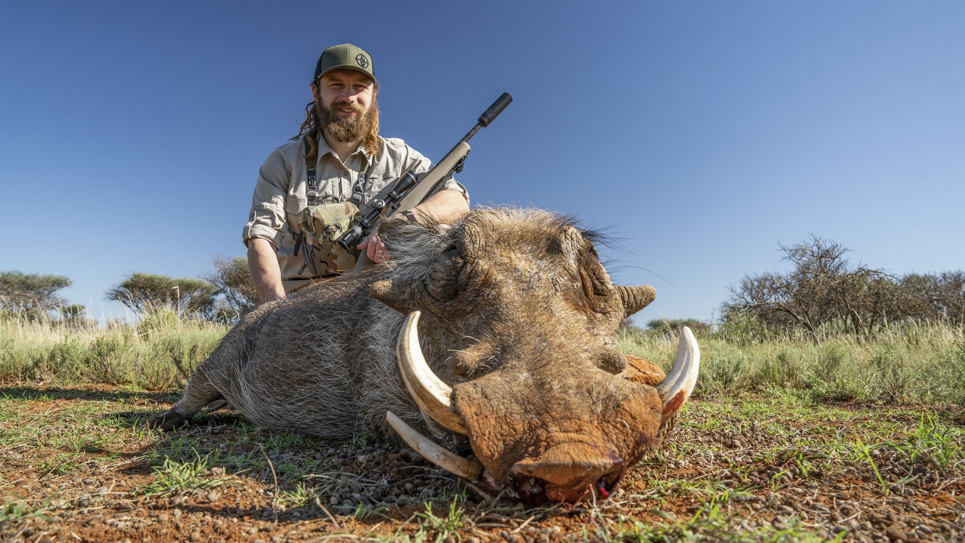 Herman with warthog