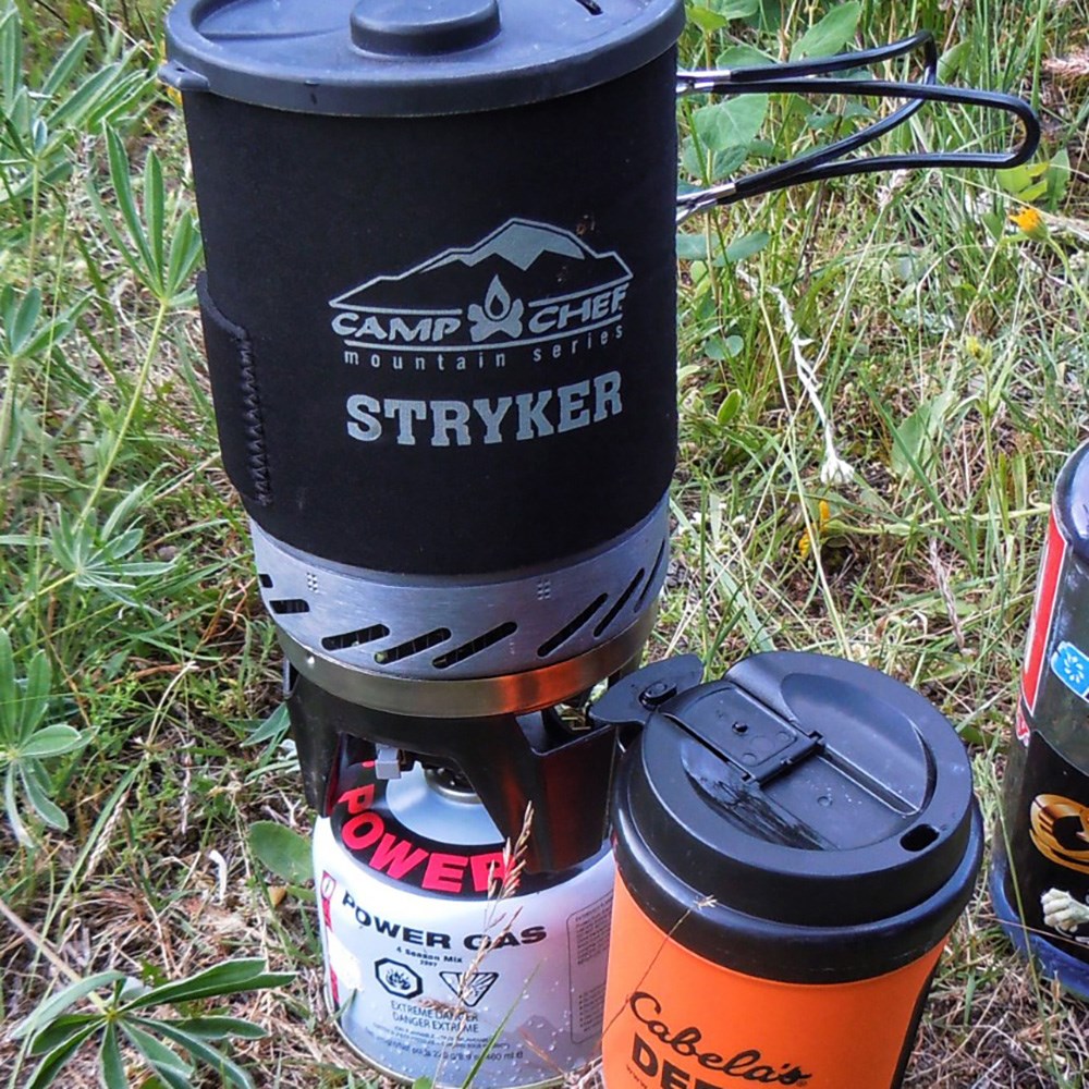 Camp Chef Stryker portable stove.