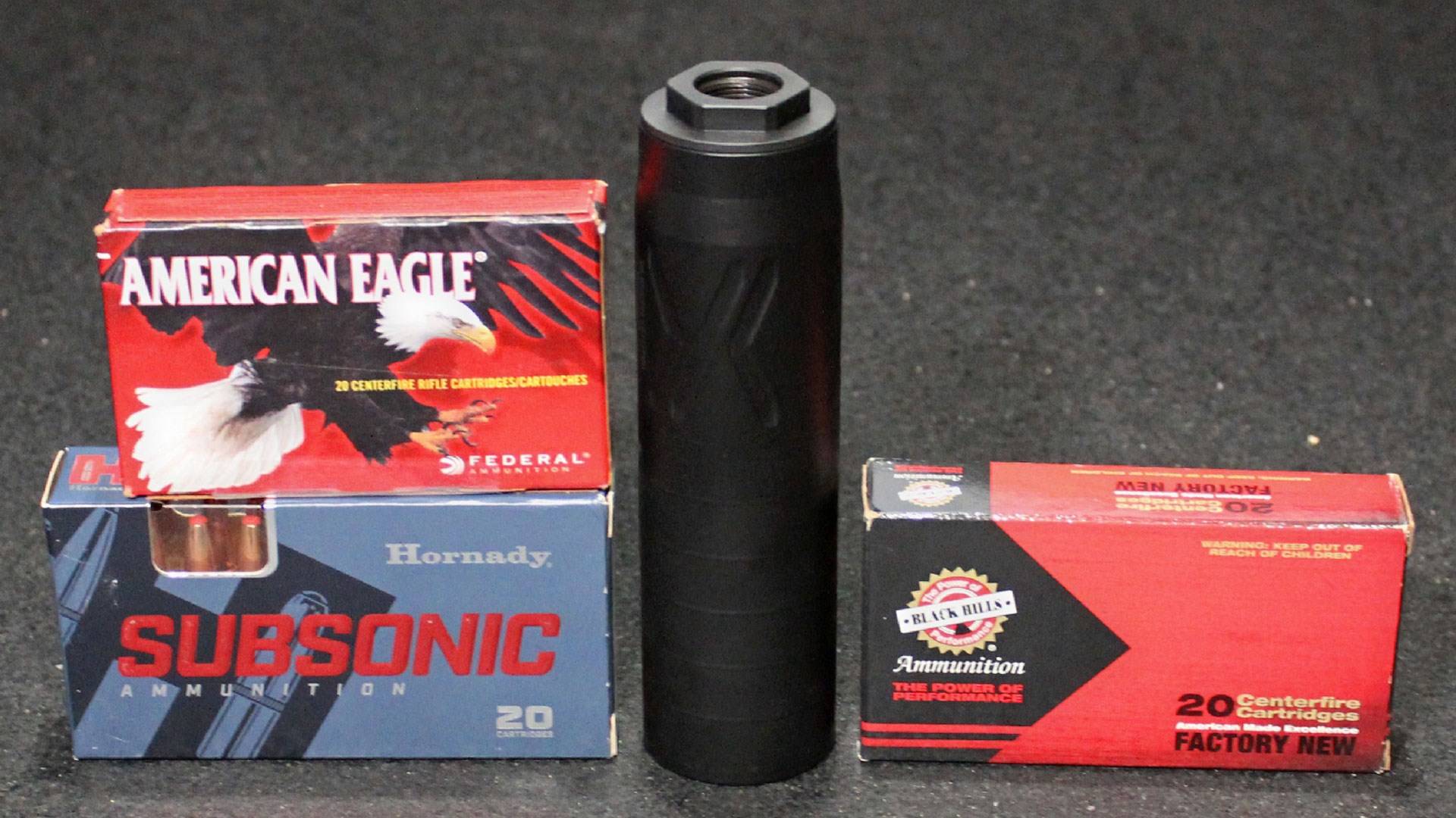 Ammunition and Suppressor