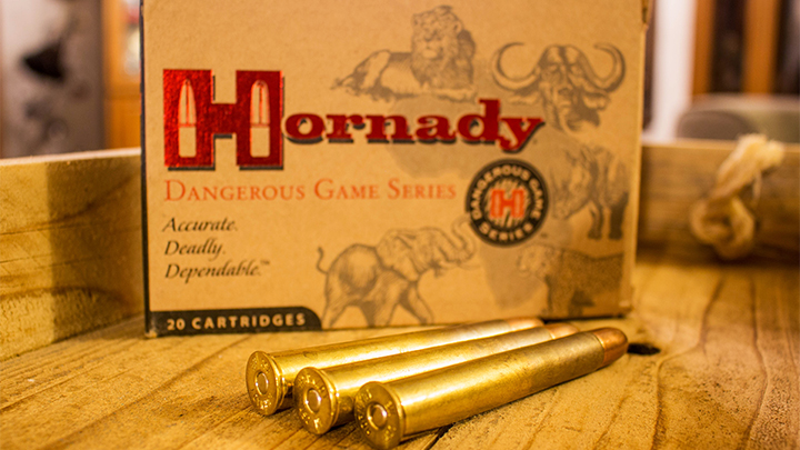 Hornady Dangerous Game Series 480-grain .450 Nitro Express Full Metal Jacket Solid Ammunition