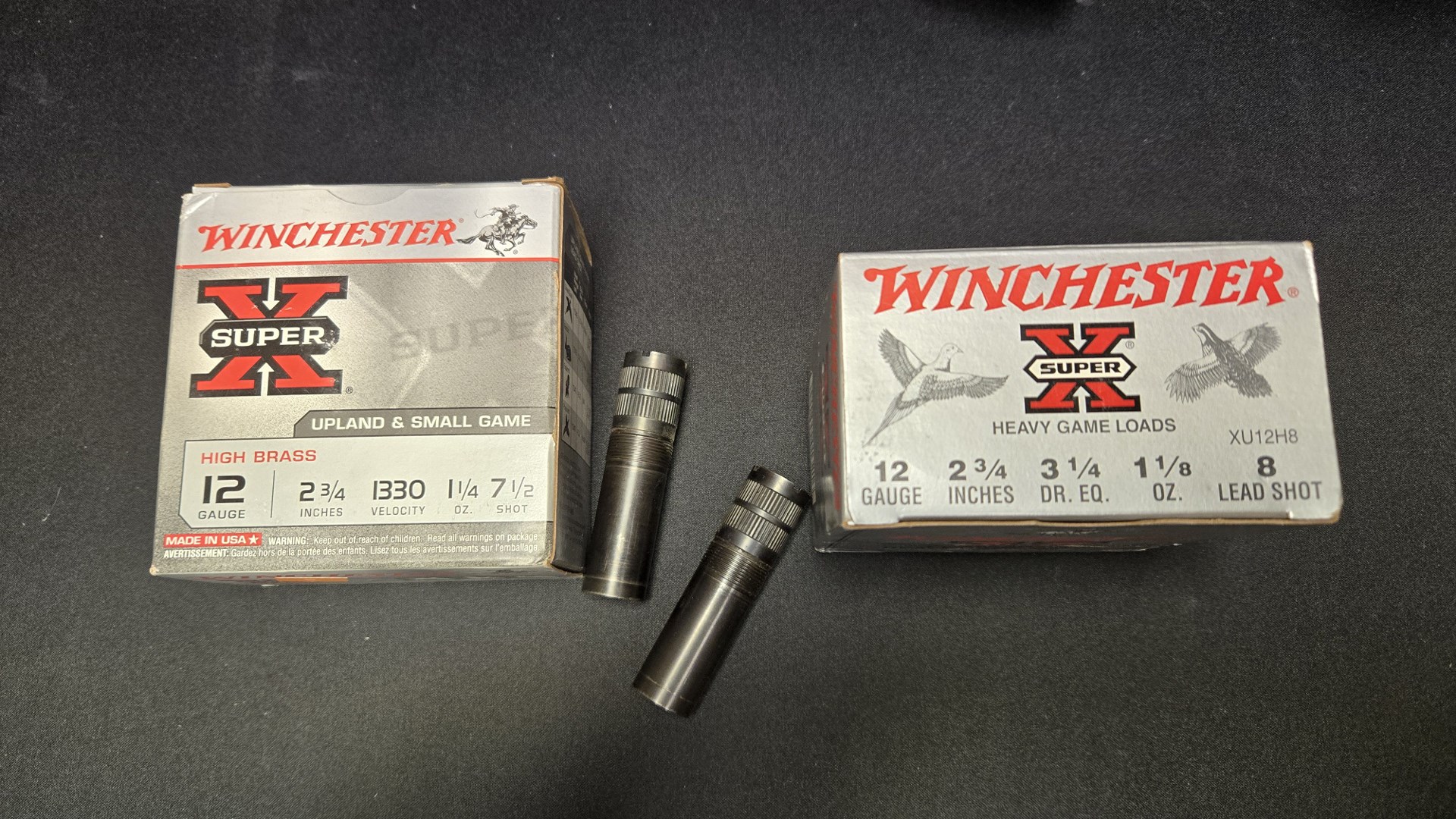 Chokes and ammo